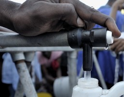 Schweizer Wassermann in Haiti
